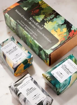 Woodland handmade soap gift set