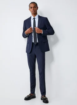 Wool blend stretch jacket