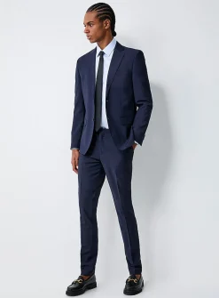 Wool-blend stretch pant