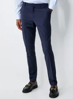 Wool-blend stretch pant