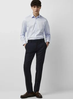 Wool-blend stretch pant