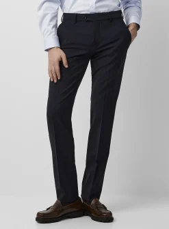 Wool-blend stretch pant