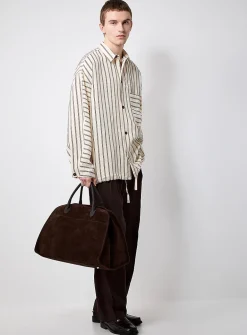 Woven dual stripe shirt