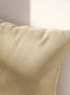 Woven stripes outdoor cushion