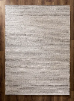 Woven stripes reversible artisanal rug