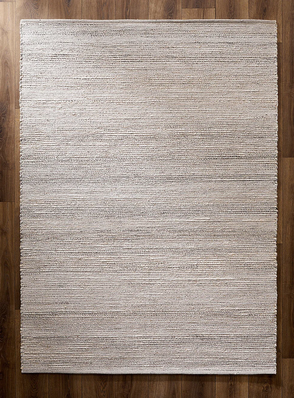 Woven stripes reversible artisanal rug