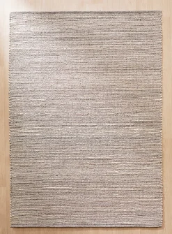 Woven stripes reversible artisanal rug