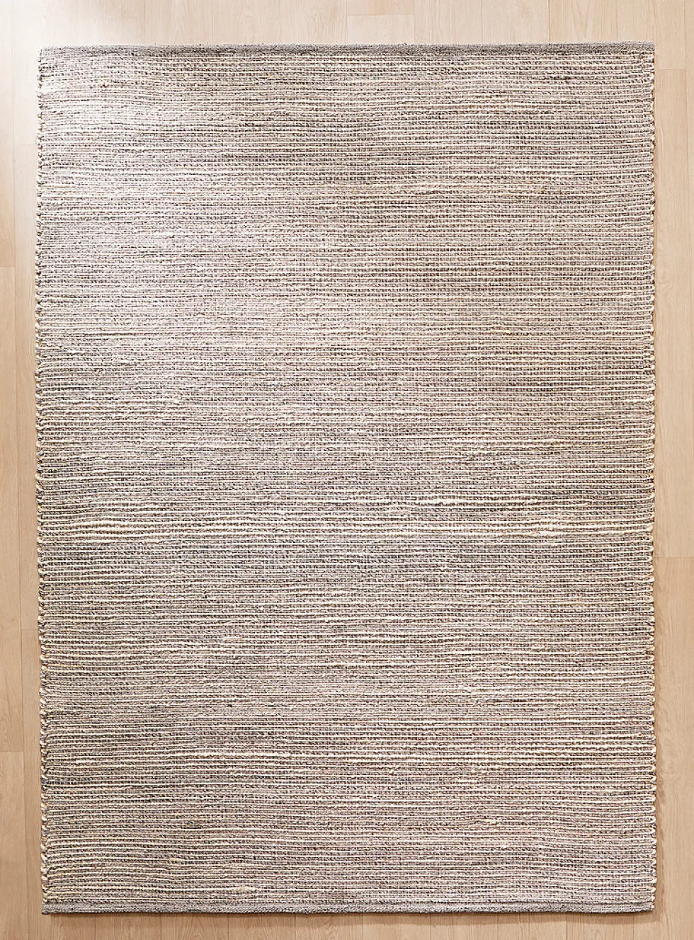 Woven stripes reversible artisanal rug