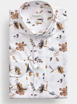 Wrinkle-free floral shirt