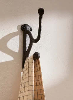 Wrought iron double hook