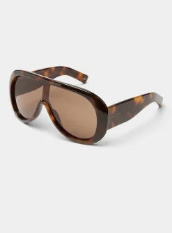XL curved aviator sunglasses