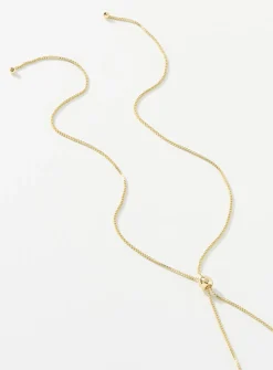 XL hammered medallion long chain