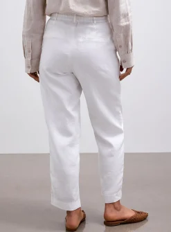 XL pockets pure linen pant