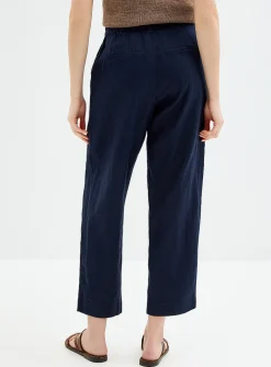 XL pockets pure linen pant