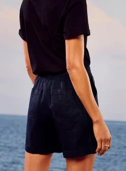 XL pockets pure linen short