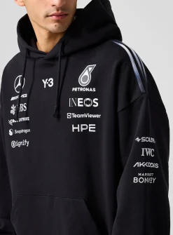 Y-3 x Mercedes-AMG multi-logo hoodie