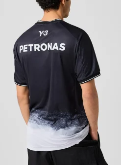 Y-3 x Mercedes-AMG tire track T-shirt