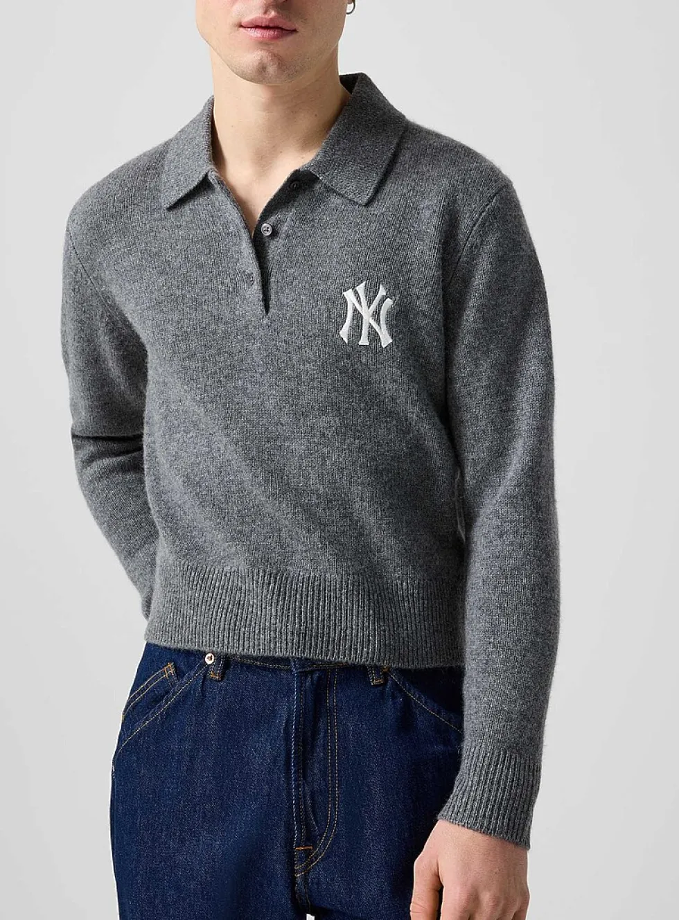 Yankees cashmere knit polo