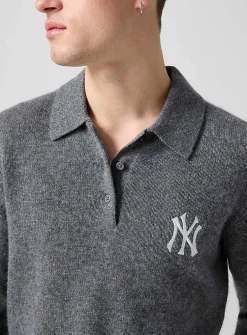 Yankees cashmere knit polo