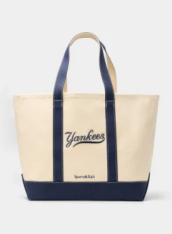 Yankees fabric tote bag