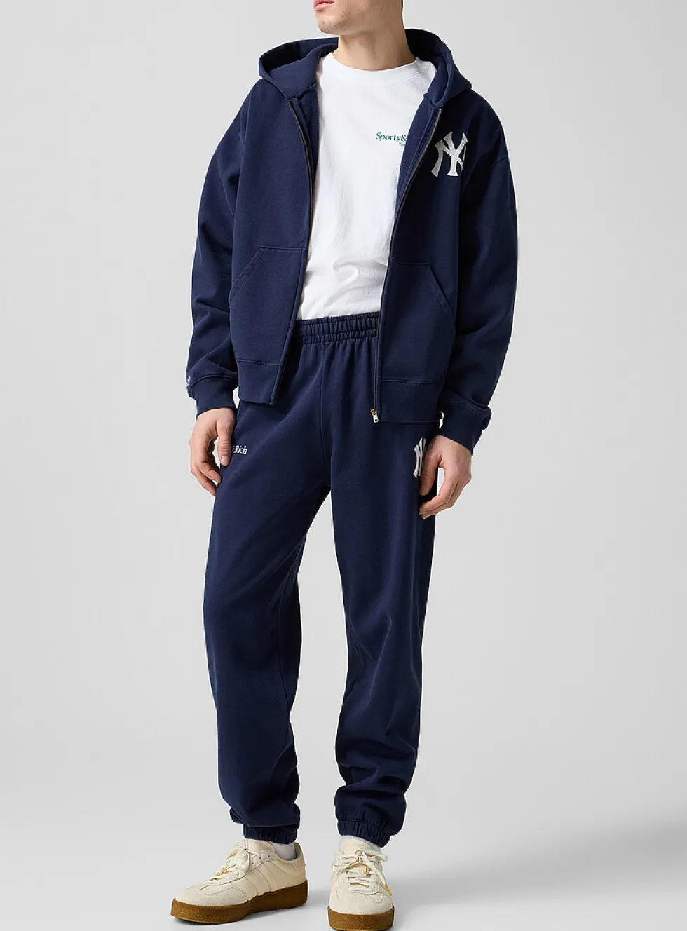 Yankees felt logo jogger