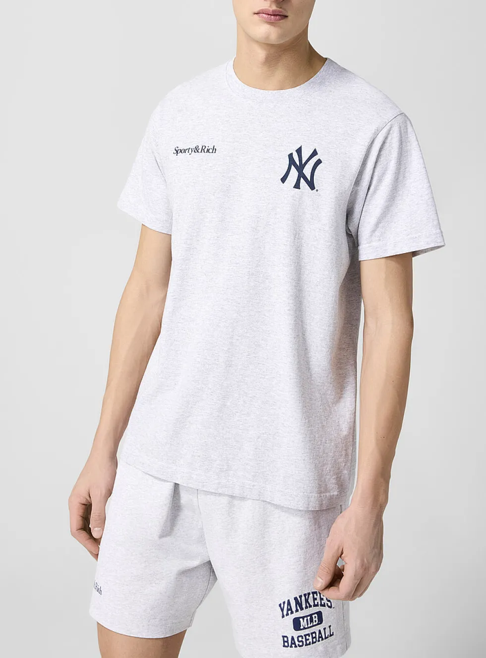 Yankees heather gray T-shirt