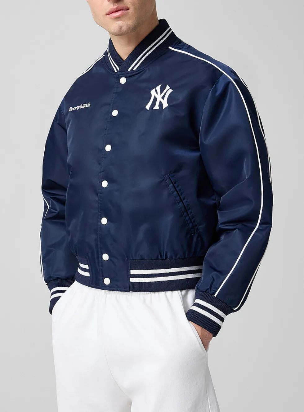 Yankees nylon varsity jacket