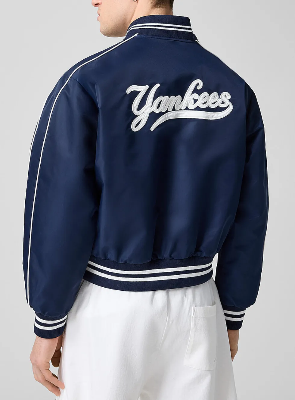 Yankees nylon varsity jacket