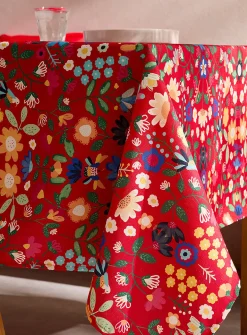 Yucatan flowers tablecloth