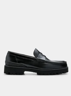 Yukoner notched penny loafers