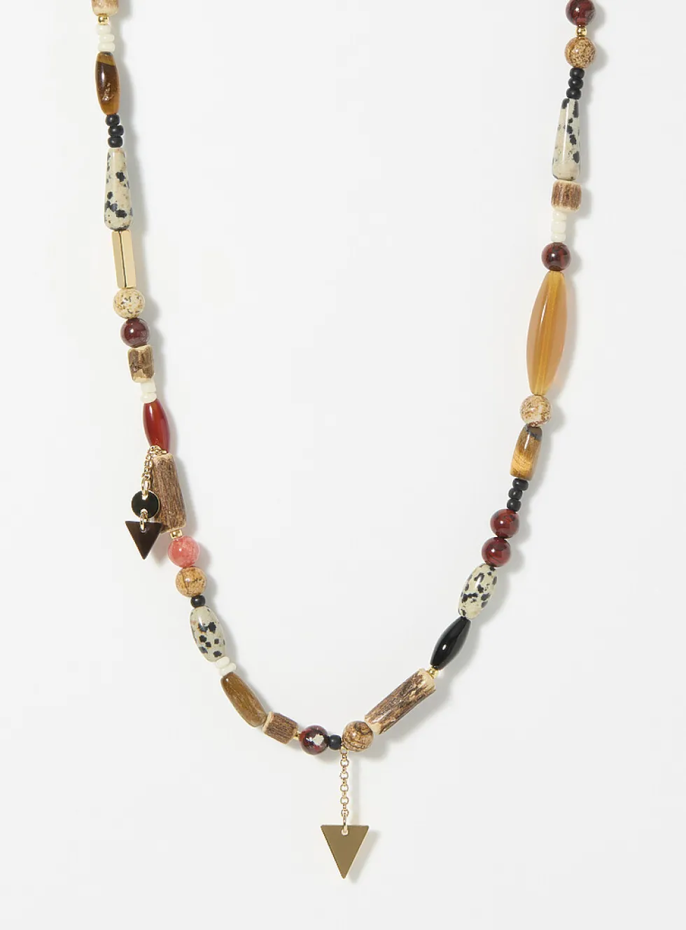 Yulian natural stones necklace