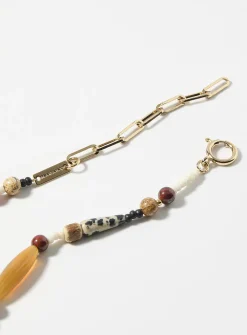 Yulian natural stones necklace