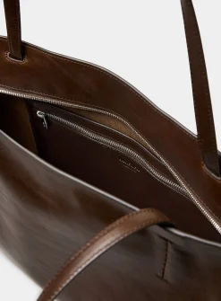Yumi soft leather tote bag