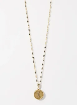 Yves Saint Laurent golden medallion upcycled chain