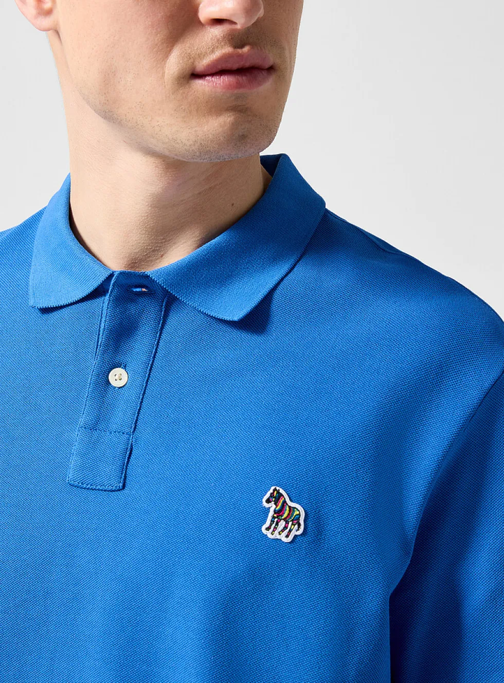 Zebra patch polo