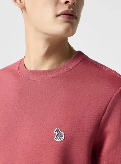Zebra patch sweatshirt