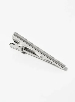 Zen textured tie clip