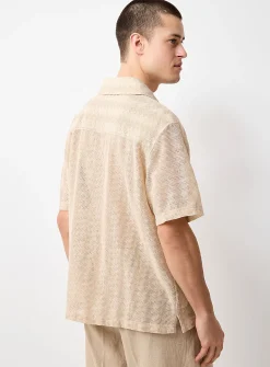 Zigzag jacquard shirt