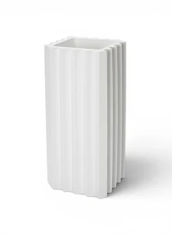Zigzag triangular bands indoor/outdoor planter