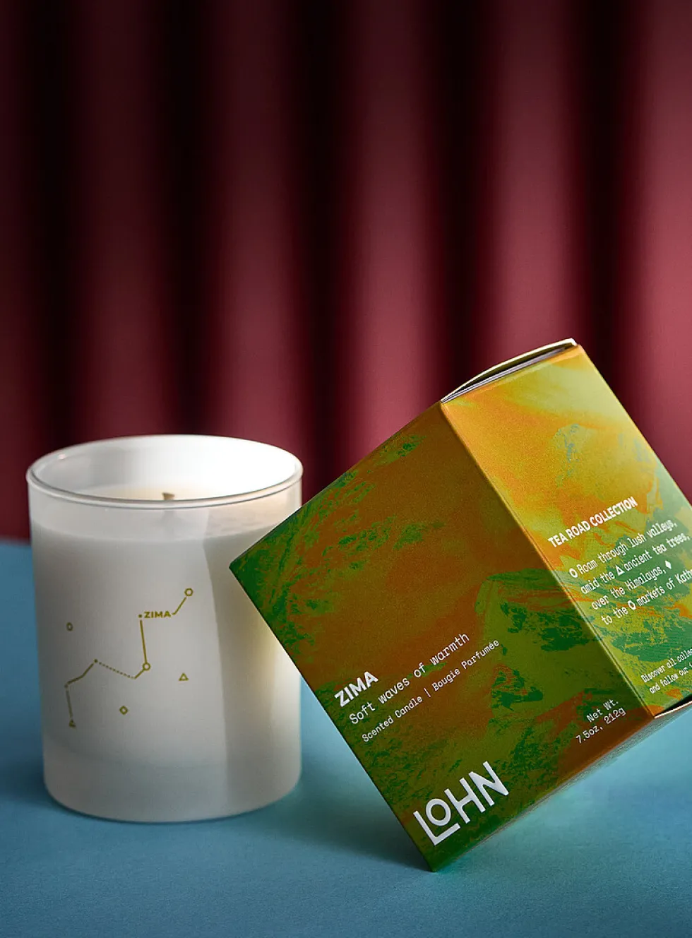 Zima black tea and bergamot scented candle