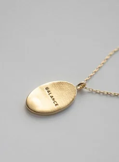Zodiac sign gold pendant necklace