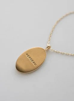 Zodiac sign gold pendant necklace