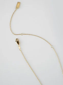 Zodiac sign gold pendant necklace