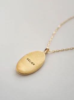 Zodiac sign gold pendant necklace