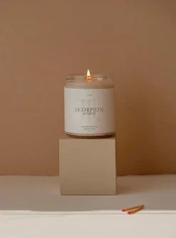 Zodiac sign scented candle set