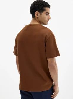 100% organic cotton Henley T-shirt