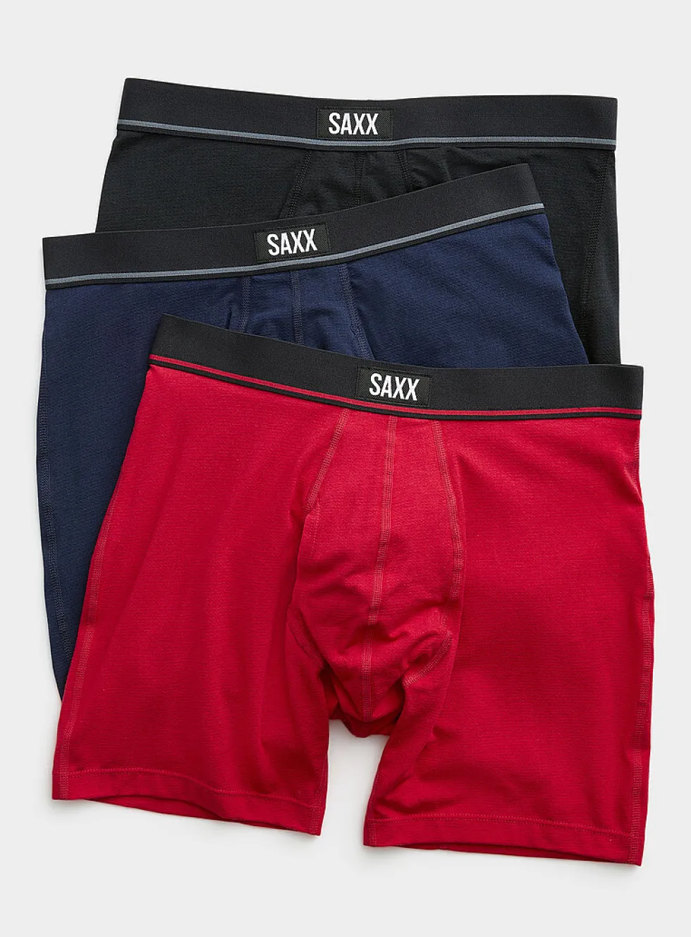 6" single-stripe boxer briefs