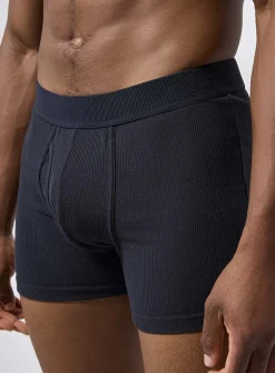 5" stretch ribbed boxer brief