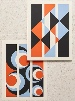 Abstract rhythm art print