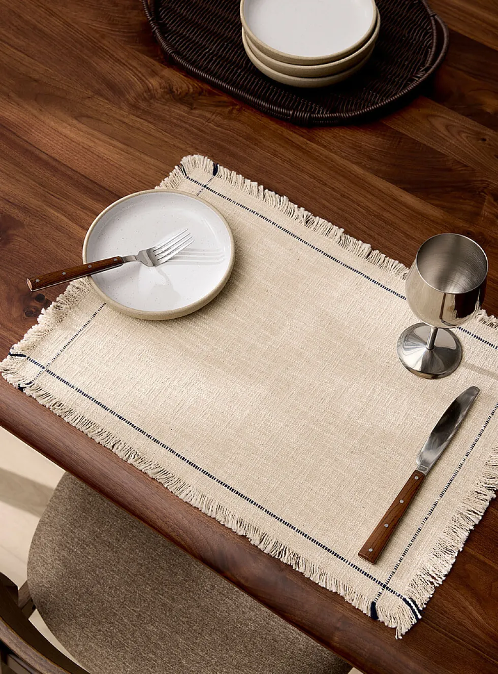 Accent frame placemat